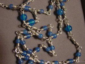 Blue Onyx Rosary